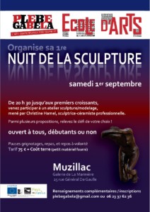 Flyer Nuit De La Sculpture 01.09.2018